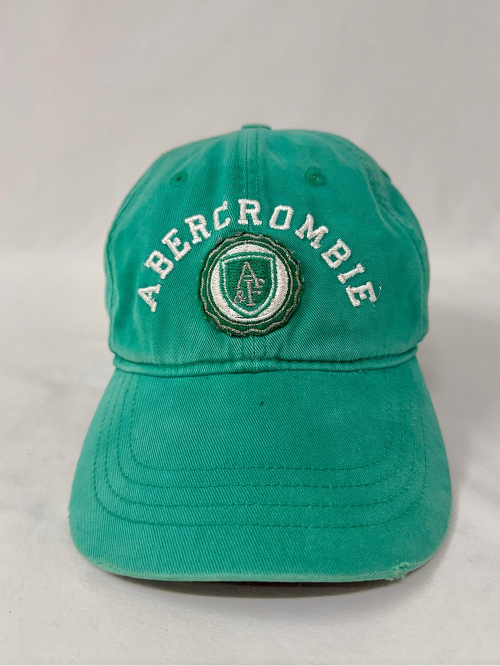 Abercrombie & Fitch Green Cotton Baseball Cap
